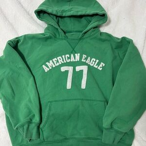 American Eagle Green Hoodie